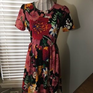 LuLaRoe Amelia dress with pockets